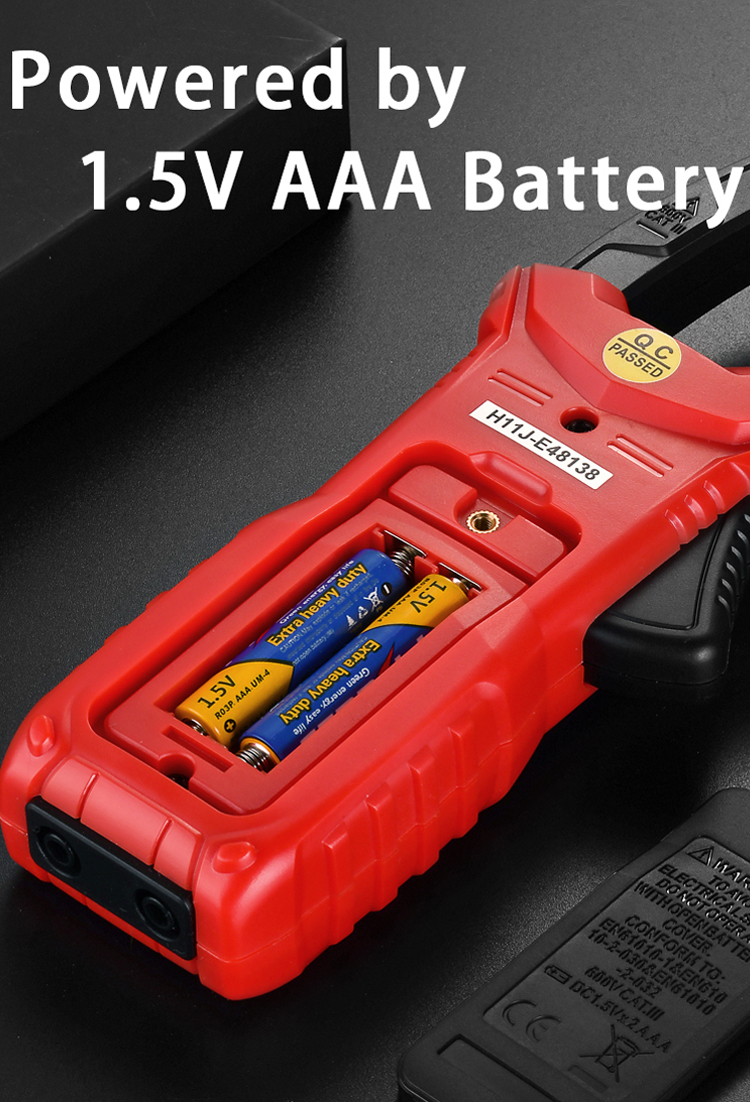 True RMS Auto Range HT206B 60V 60A Clamp Meter Tester