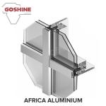 High Quality Industrial Extruded Curtain Wall Aluminum Profile