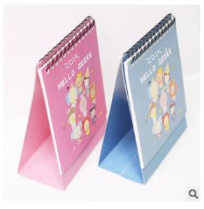 Quality Customed Logo Festival Pattern Desk Calendar Compact Desk Calendar wholesale