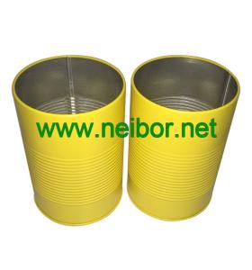 Quality personalized round metal tin pen holder with raised rings wholesale