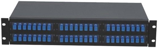 Drawer Type 48 Port Patch Panel 2u , Fiber Optic Rack Mount Patch Panels