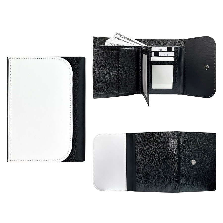 Big Capacity Multiple Card Slots Sublimation Tri-Fold Wallet For Man And Woman