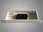19” Slide 24 Core Stainless Steel Fiber Optic Termination Box