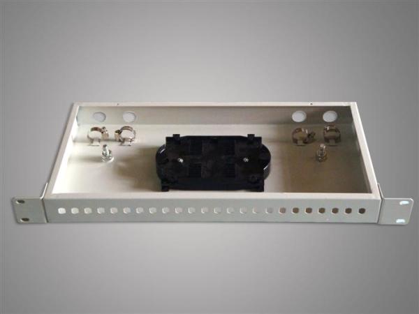 19” Slide 24 Core Stainless Steel Fiber Optic Termination Box