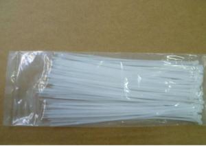 Quality White Nylon Cable Ties For Electric Wire / PVC Bag Packed wholesale
