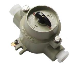 2 Pole Explosion Proof Toggle Switch 10A With IP65 Protection For Hazardous Area