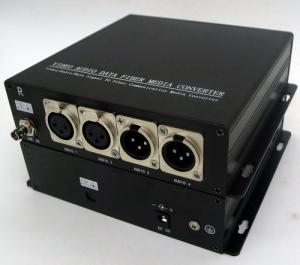 Quality 2 Channles broadcast BIDI Balance Audio（3-pin XLR）To Fiber Optic Converter wholesale