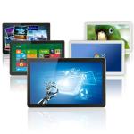 IP65 Front 86" Industrial Panel Mount Monitor Flat Surface 410 Nits Brightness