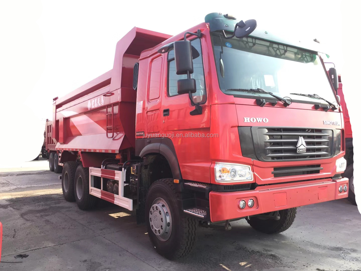 Manual Transmission 60 Cubic Meter Tipper Trailer 40 Ton Sand Tipper Trucks Logo Printing
