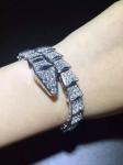 brand jewelry bracelet in 18 kt pink gold with diamonds Also available in white
