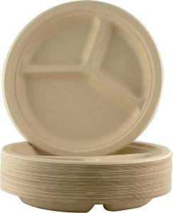 Quality OEM Printing Kraft Paper Plate Greaseproof Microwavable For Birthday wholesale