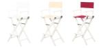Outdoor wood relaxing make up chairs tall folding wooden director chair