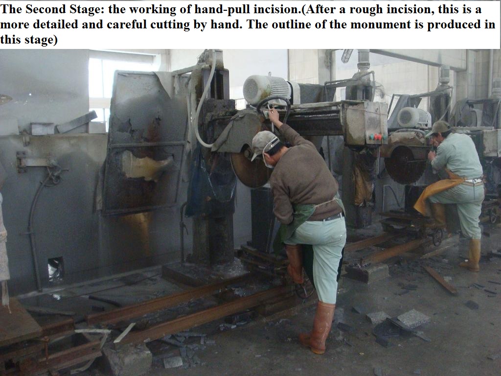 russian style upright granite tombstone factory