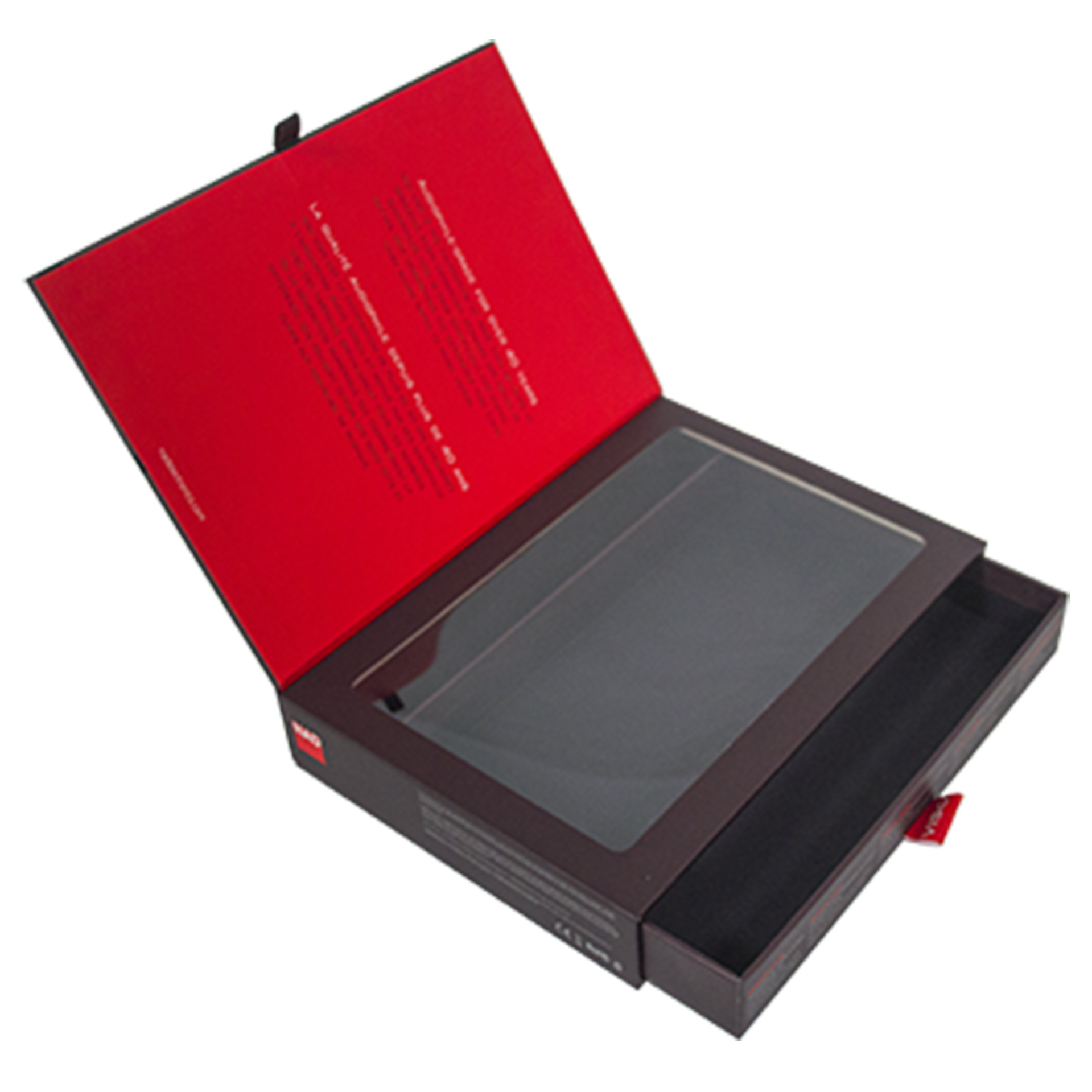 Shoulder Apparel Packaging Box Black Matte Gift Box For Shoes