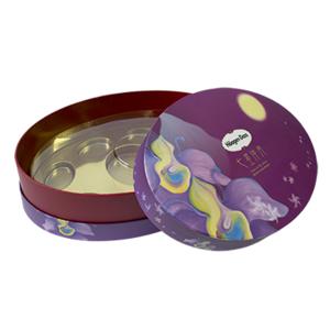 Quality Ellipse Food Packaging Gift Boxes Two Peice For Mooncake wholesale