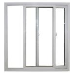 Horizontal Aluminum Sliding Window Double Tempered Glass