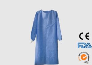 Quality Foldable Disposable Protective Wear , Comfortable Disposable Medical Gowns wholesale