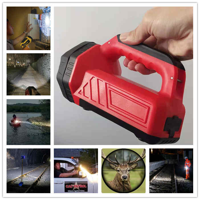 Rechargeable High Power LED Torch Light Outdoor Hunting Inspection Patrolling