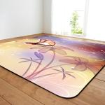 Butterfly Living Room Floor Carpets Large Dining Room Rugs Machine Washable