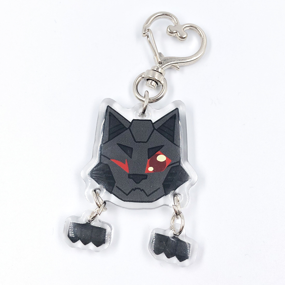 Custom Acrylic Keychain Charms Linked Keychain Printing Cartoon Acrylic Keychain With Linked Charms