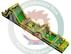 Quality Guangzhou manufacturer inflatable slide inflatable obstacle course for kids wholesale