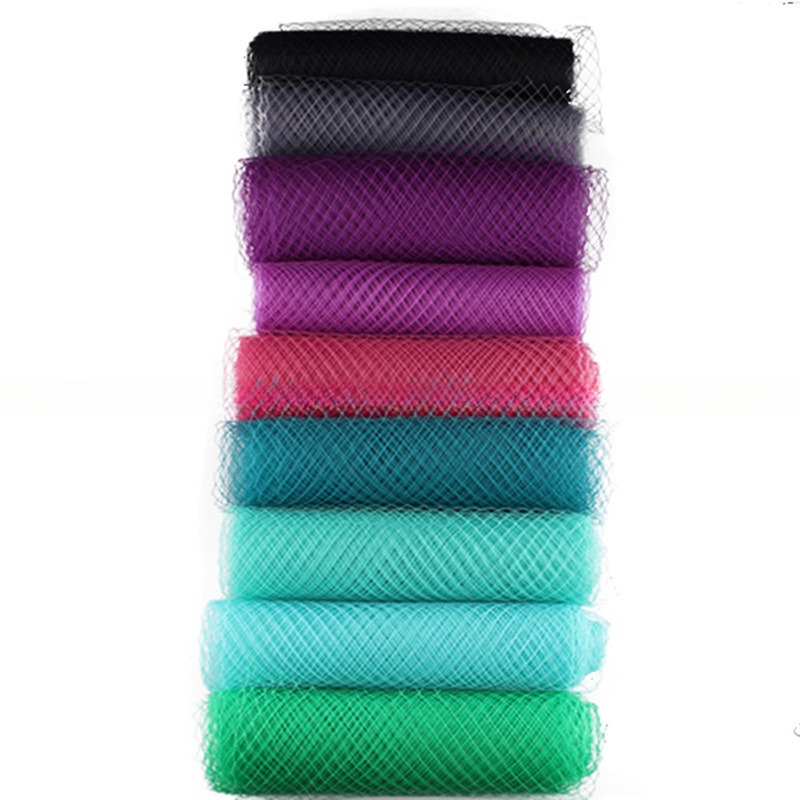 50/52" Width Soft 100% Polyester Bridal Veil 9 inch for Wedding Ceremony