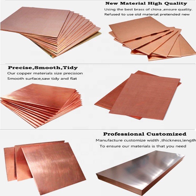 C12000 C11000 C12200 Copper Plate 10mm 0.5mm 0.8mm 16 18 Gauge