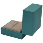 Deluxe Square Paper Jewelry Boxes Packaging Cardboard Anniversary Ring Box