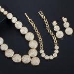 Luxury Jewelry Full Crystal Cuban Chain Bracelet Necklace Hiphop CZ Jewelry
