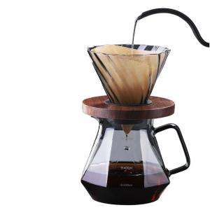 Quality Metal Type Borosilicate Glass Espresso Coffee Server for Eco-friendly Heat-Resistant wholesale