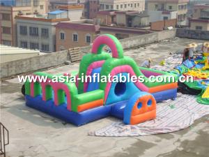Quality Water Floating Obstacle Games, Inflatable Obstacle Course For Adult wholesale