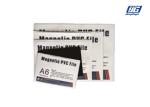 A4-A6 PVC File Magnetic Document Holder Rectange Shape Apply To Any Metal