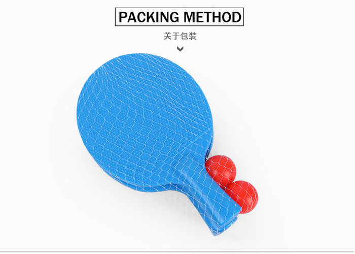 23*14 CM PE Plastic Table Ping Pong Set With Balls For Young / Kids