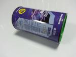 Cylindroid Tin Container / Metal Packaging Box For Calcium Powder Packaging