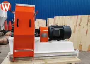 China 22KW Tear Circle Animal Feed Crusher Hammer Mill Machine With Impeller Feeder on sale