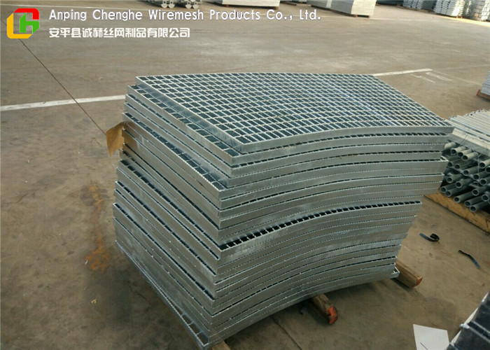 Durable Pressure Locked Steel Bar Grating High Strength For Carwash Shop