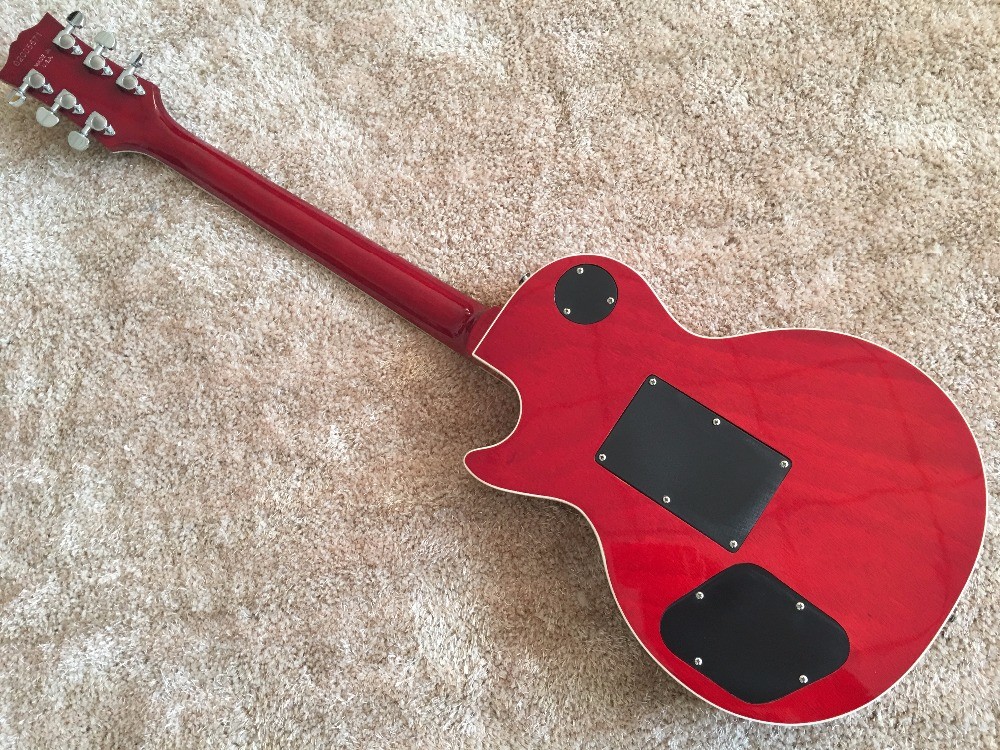 LP custom guitar with Floyd rose bridge and 3 Humbacker Ace Frehley Budokan Signature LP Custom Electric Guitar lightnin