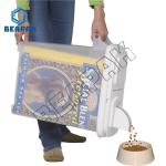 Plastic Stand Up Side Seal Pet Dog Food Packaging Bag Square Bottom