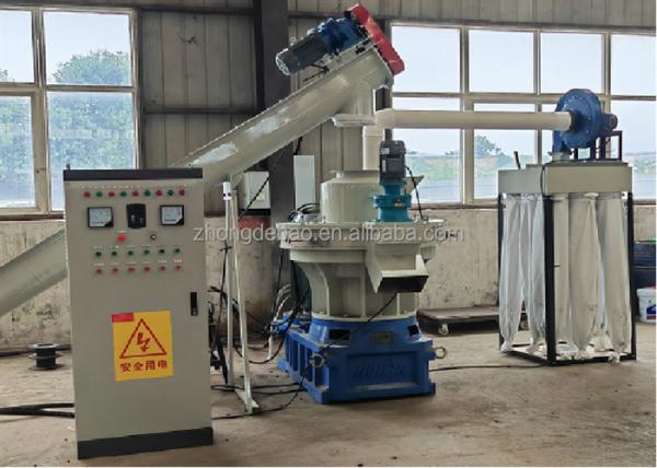 High capacity vertical ring die biomass pellet machine sawdust processing wood