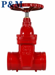 Quality AWWA C509 DN100 Grooved end resilient seal gate valve wholesale