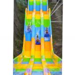 Hot Dip Galvanizing Rainbow Water Slide For Water Amusement Parks And Holiday