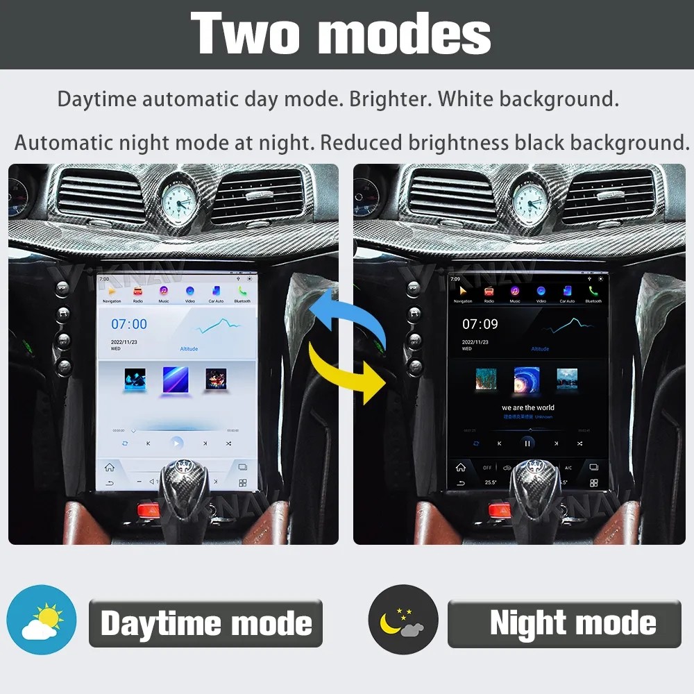 13.9 Inch Touch Sreen Stereo GPS Navigation Multimedia Player For 2007-2017 Maserati GT GC Android Wireless Carplay 4G