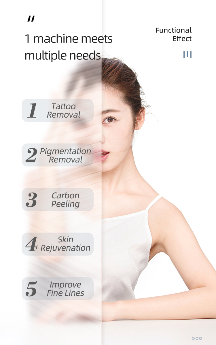 110V 220V ND YAG Laser Machine Tattoo Laser Equipment For Beauty Salon