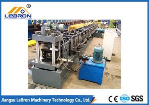 China New grey color strong support steel storage rack roll forming machine / metal storage rack making machine on sale