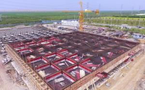 Quality Environmental Protection Prefab Metal Canopy Structures For Waste Landfill wholesale