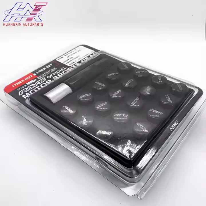 Universal Colorful Car Lug Nuts Anti Theft With Chrome Surface Treatment