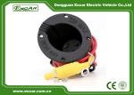 Electric Golf Cart Charger Receptacle with Cables for Club Car DS Charger Parts