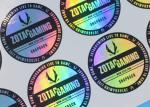 Reflective Waterproof 3D Anti Counterfeiting Stickers Gloss Laminating