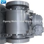 Forged High Pressure LF2 Ball Valve Trunnion Mounted API 598