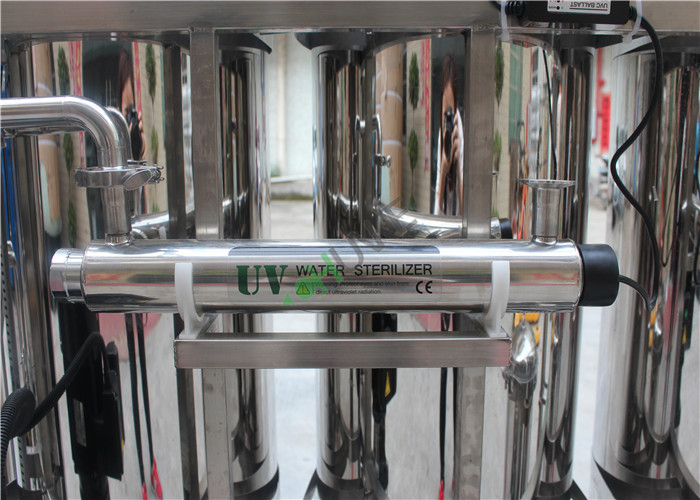 2000 Ltr RO Plant Salt Water To Pure Water Purifier , RO Mineral Water Machine